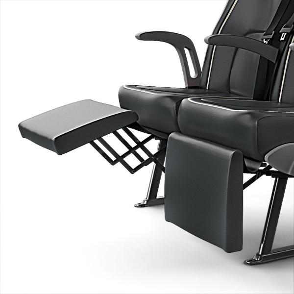 Poggiagambe a pantografo