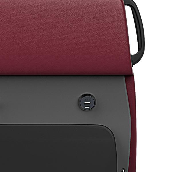 USB integrated in the back panel