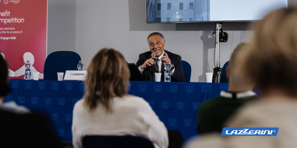 Innocenzo Carbone interviene alla Benefit Competition di Confindustria Ancona per Lazzerini B Corp